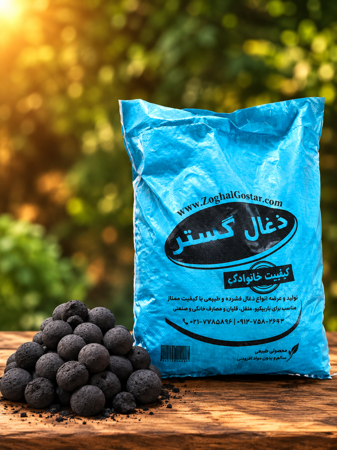 ذغال فلافلی کبابی